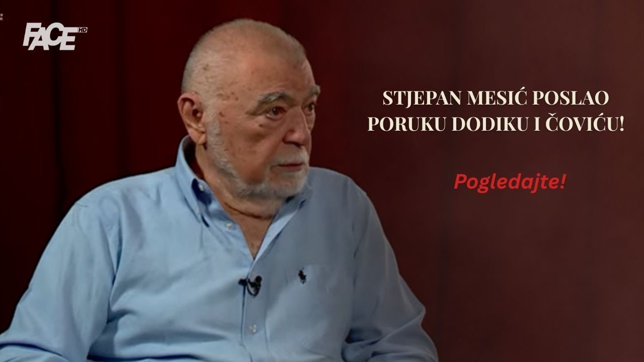 Stjepan Mesić Dodiku i Čoviću: Zagrljeni, telo uz tijelo, bit ćete izbrisani s političke scene u BiH