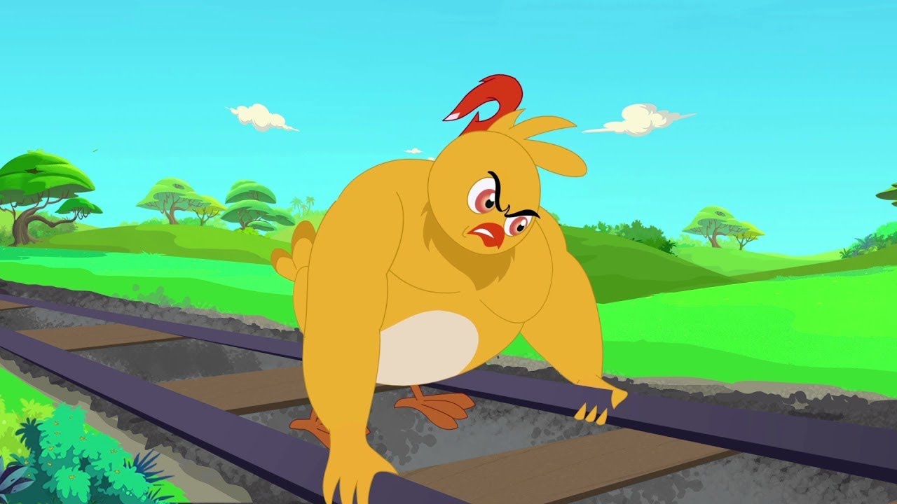 Eena Meena Deeka | The Train Tracks | Funny Cartoon Compilation | Videos For Kids eena meena deeka bhukkad