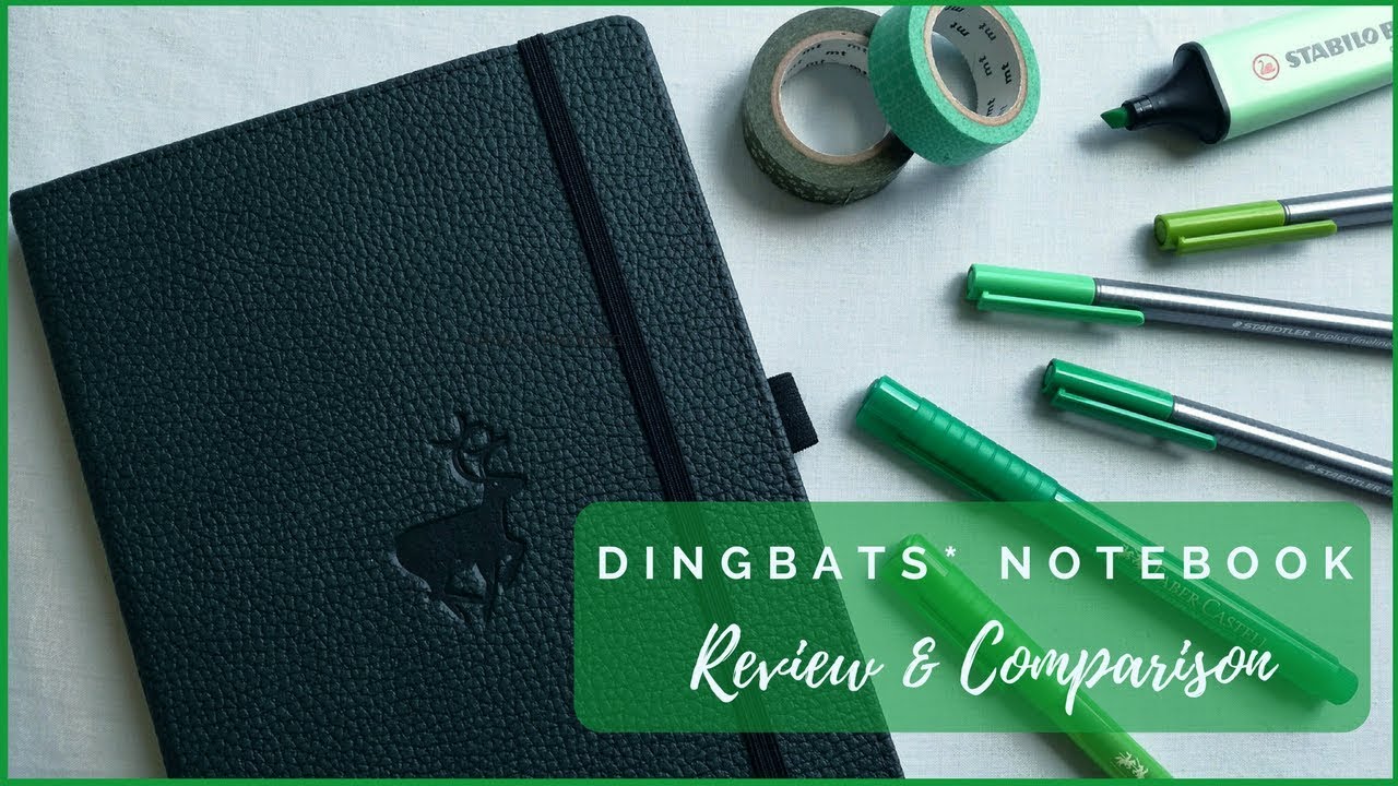 Dingbats* Notebook Review + LT1917/Scribbles That Matter/Moleskine Comparison | The Boosted Journal