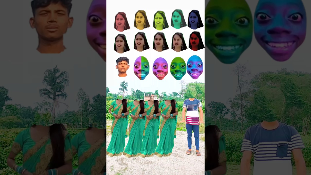 12 June 2024equal Demi to cosita heads and me and 4 cute bhabhi head_matching_game video