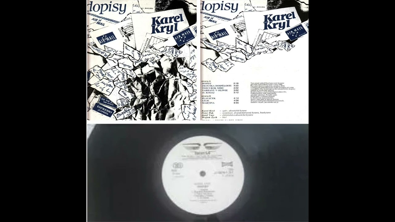 Watch Karel Kryl - LP - Dopisy - Varhany v oliwe on YouTube