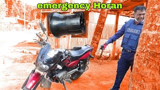 install an emergency horn for a bike//Easy Setup an emergency horn