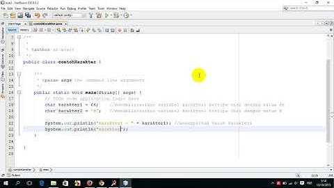 Nongkrong Santai! Contoh Praktis Program Java Pake Tipe Data Char yang Bener