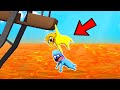 ¡SUJÉTATE FUERTE! 😱 ¡NO TE CAIGAS A LA PISCINA LAVA DE PLASTILINA!🔥 HUMAN FALL FLAT #2