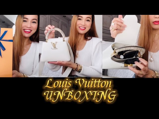 Unbox My Mini Capucine Ostrich Leather bag with me 🖤🥹 #fyp #luxury #