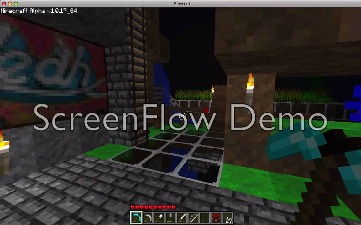 MY AWSOME CLIFF HOUSE IN MINCRAFT!  (HD)