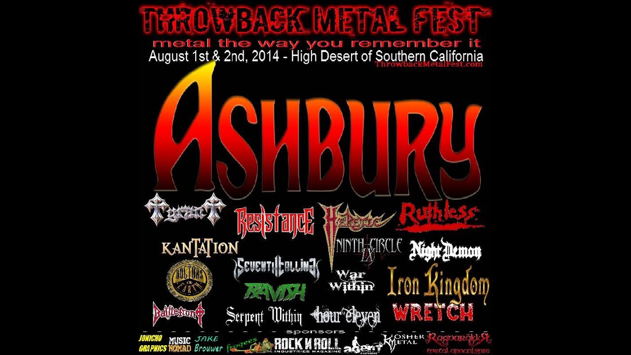 Ashbury LIVE at Throwback Metal Fest Vengeance with Michael Mendoza