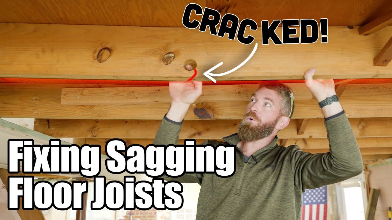 How to Fix Sagging Floor Joists 