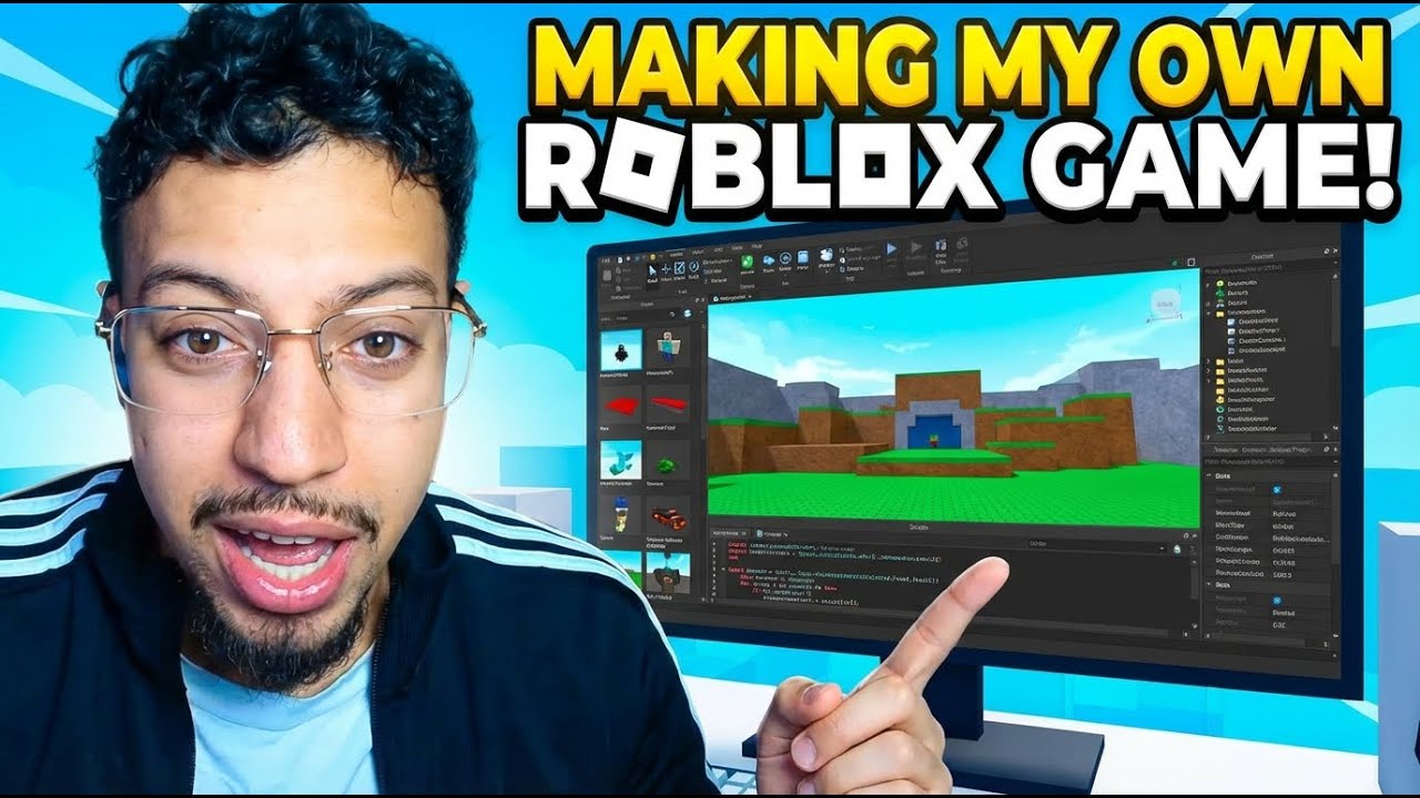 MAKING A ROBLOX GAME FROM SCRATCH - YouTube