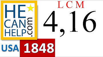 1848 {HECANHELP.COM} LCM in about 2 Minutes Least Common Multiple Developmental Math