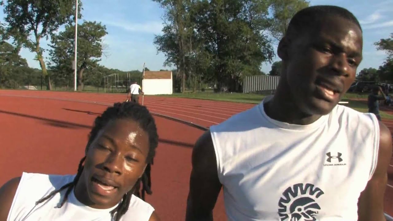 The 200 Meter Dash Races - YouTube