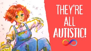 Drawing AUTISTIC HEADCANONS 🌈 Autism Acceptance Month / 30 Days of Autistic Art / Red Instead [CC]