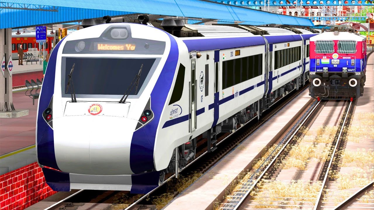 20665 Chennai - Tirunelveli VB Express | RAILWORK | TRAIN SIMULATOR | BUMPY RAILROAD | NTG GAMING