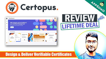 Certopus Review: Design & Send Verifiable Certificates Quickly & Easily | Appsumo Lifetime Deal