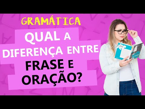 Vídeo: Diferença Entre Frase E Enunciado