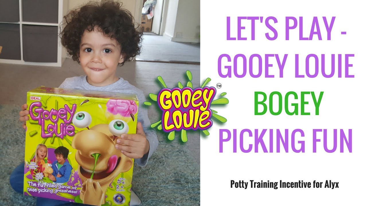 LET'S PLAY - GOOEY LOUIE Potty Training Incentive A fun BOGEY Picking