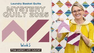 2025 Mystery Quilt - Week 5 - How to Make a Chevron Block