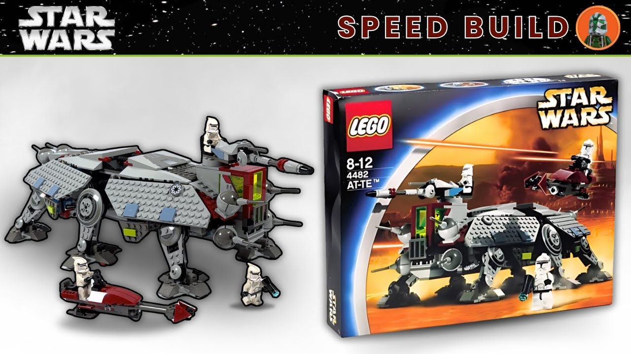 ⚡️ Full Speed Build｜LEGO Star Wars 4482 AT-TE Walker - YouTube