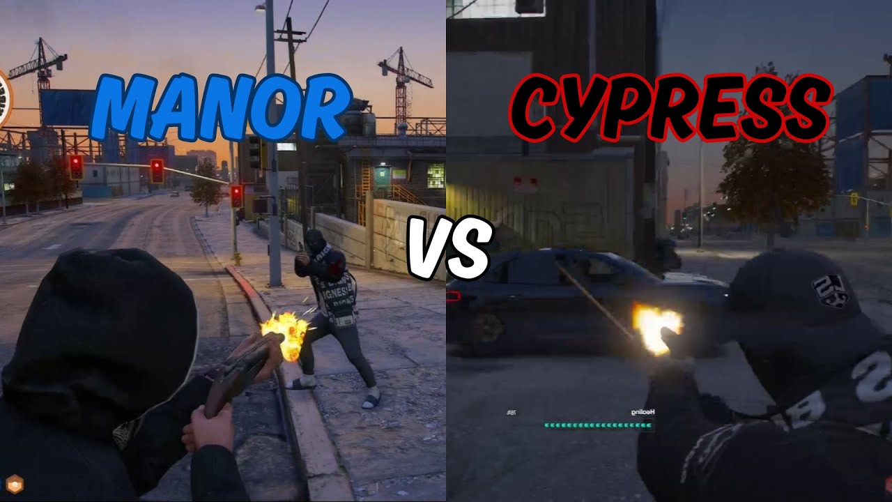 Manor vs Cypress At Cypress (Multi POV) | NoPixel 4.0 GTA RP