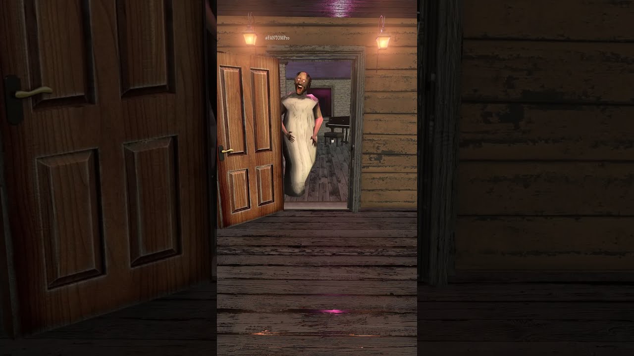 Granny Chases Victor 