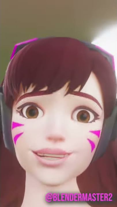 Dva Overwatch bella poarch  tiktok - Blender animation