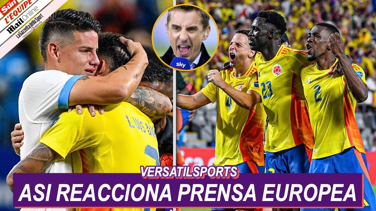 ASI REACCIONA PRENSA EUROPEA a VICTORIA de COLOMBIA vs URUGUAY COPA ...