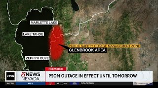 Public Safety Outage Management in effect for the Glenbrook area