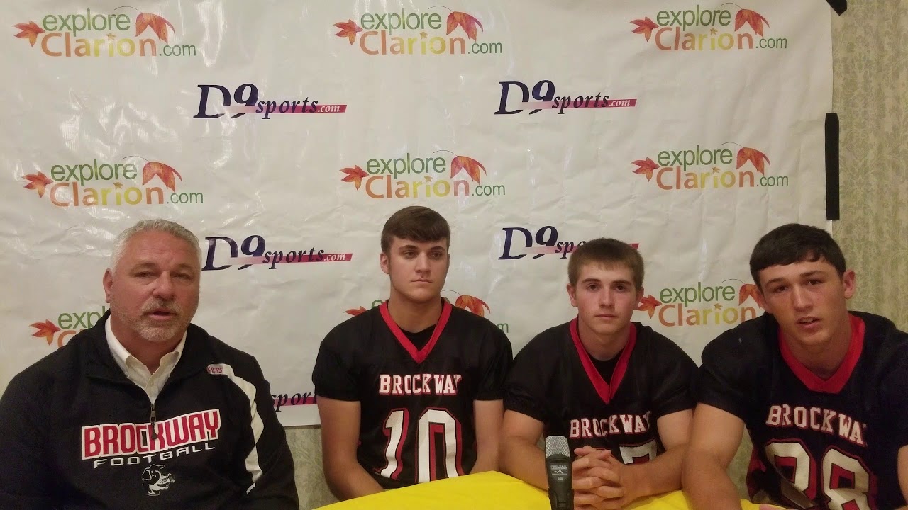Brockway football 2018 YouTube