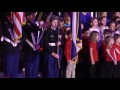 The Dragon Scales Choir performs the National Anthem