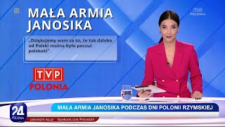 TVP Polonia o Małej Armii Janosika w Watykanie💛🤍🎻