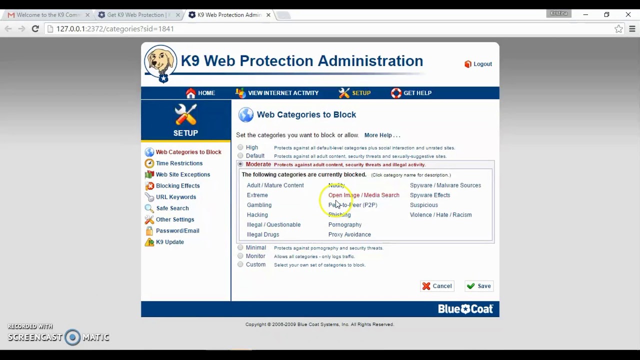 k9 web protection admin login k9 web protection admin login