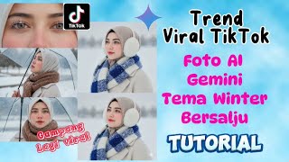 HOW TO CREATE A VIRAL AI WINTER SNOWY PHOTO ON TIKTOK | TUTORIAL screenshot 3