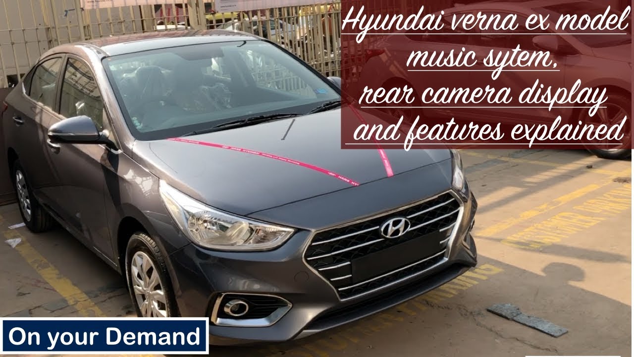 hyundai verna 2018 music system price