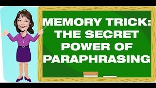 Teaching Strategies: The Secret Power of Paraphrasing