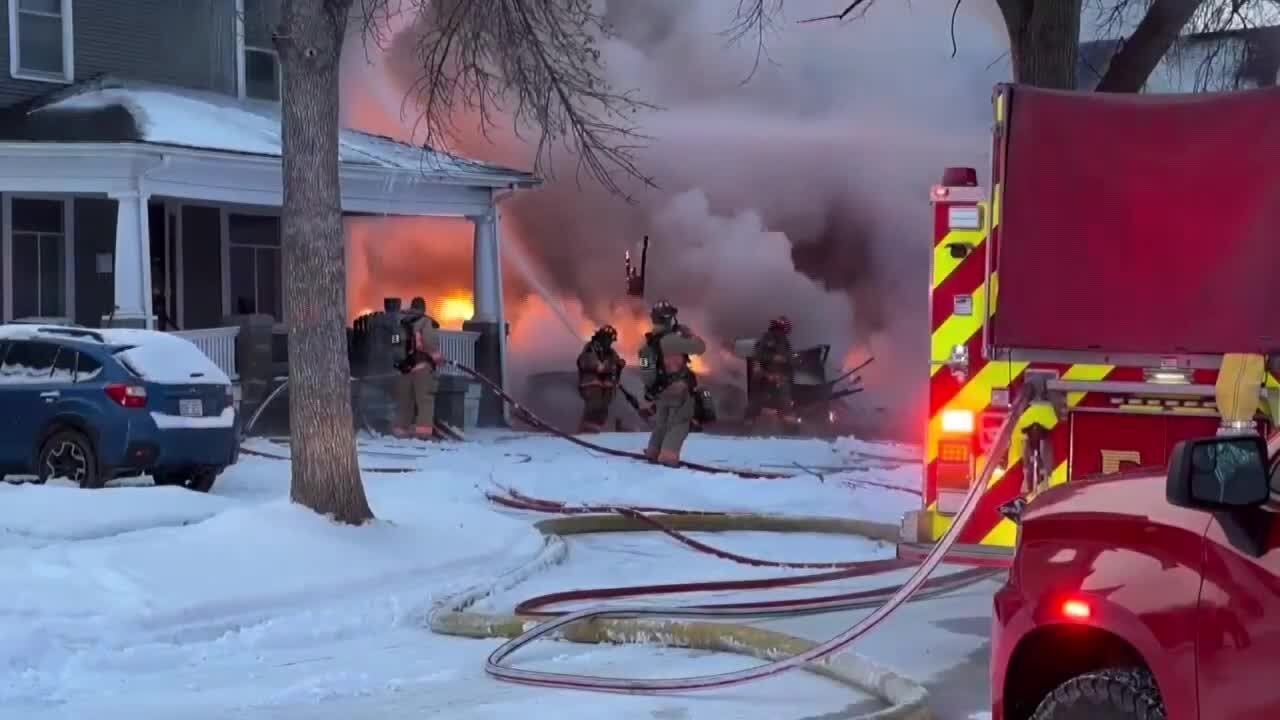 UPDATE: Firefighters battle four alarm house fire in central Lincoln ...