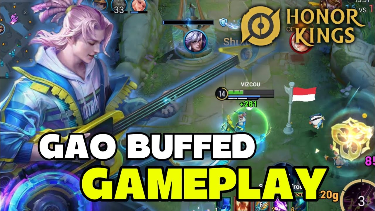 GAO BUFF NEW PATCH - HONOR OF KINGS GAMEPLAY