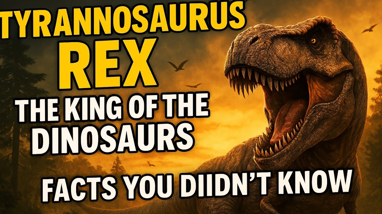 🦖 Tyrannosaurus Rex: The King of the Dinosaurs – Facts You Didn’t Know!