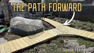 I Built a Boardwalk through my Backyard Garden