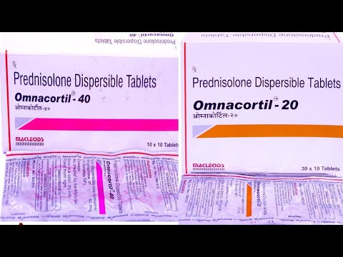 Prednisolone Dispersible Tablets !! Omnacortil 40 mg Tablet