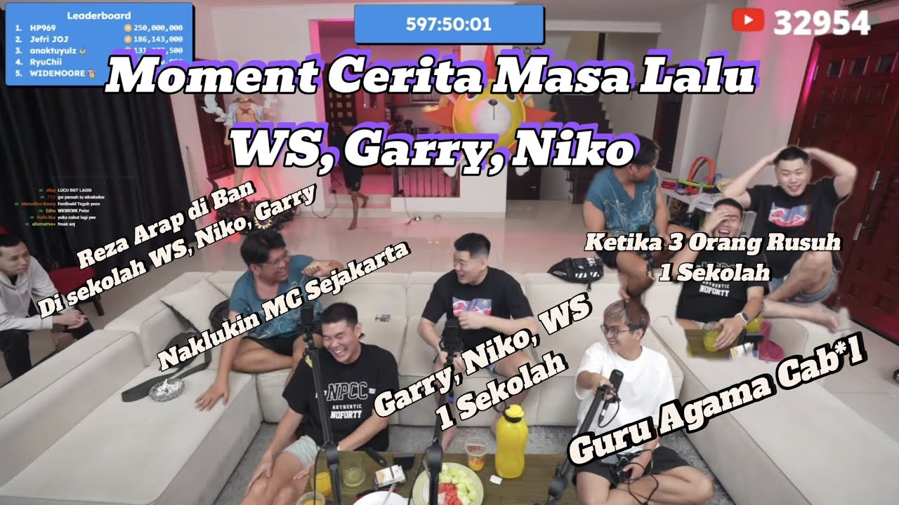 Full Ngakak Cerita Seru Flash Back Niko, Garry, WS || WS Di Marapthon 