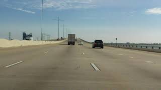 Galveston Causeway (Interstate 45) southbound