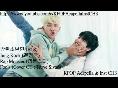 Acapella Jung Kook 정국 Rap Monster BTS Fools Cover OT Troye Sivan 