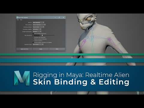 #RiggingInMaya | Part 05 | Skin Binding & Editing