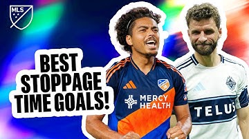 The BEST MLS STOPPAGE Time GOALS of 2025!