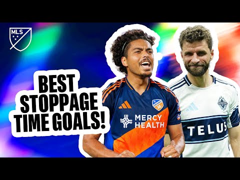 The BEST MLS STOPPAGE Time GOALS of 2025!