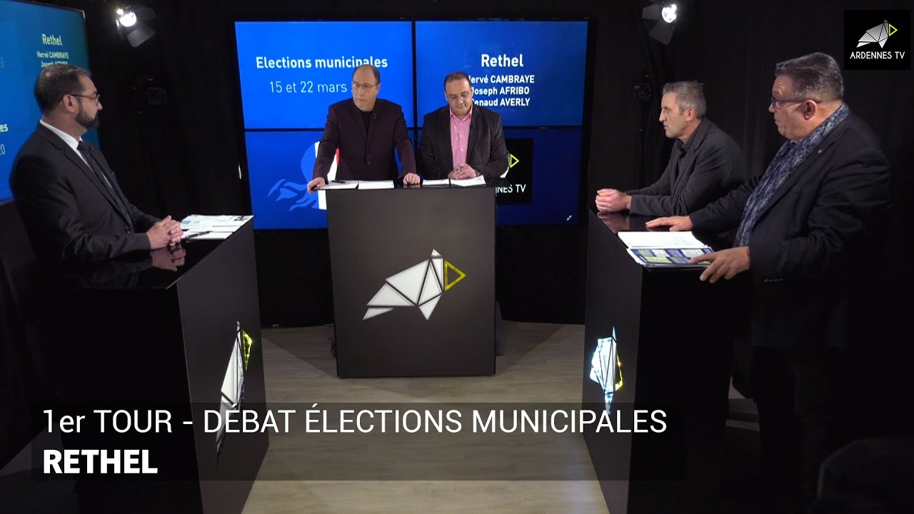 1er TOUR - DÉBAT ÉLECTIONS MUNICIPALES - RETHEL