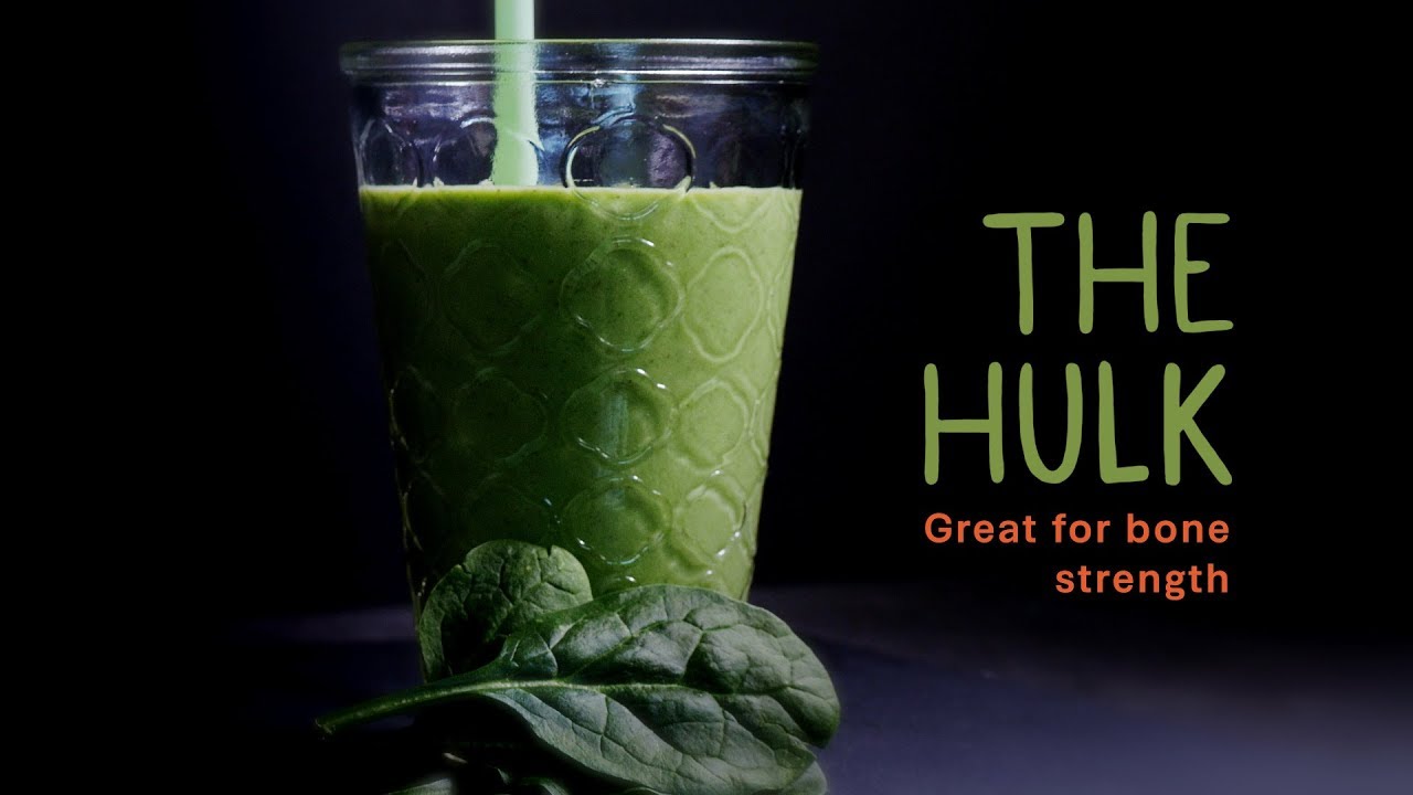 Food for gymnasts 'The Hulk' smoothie YouTube