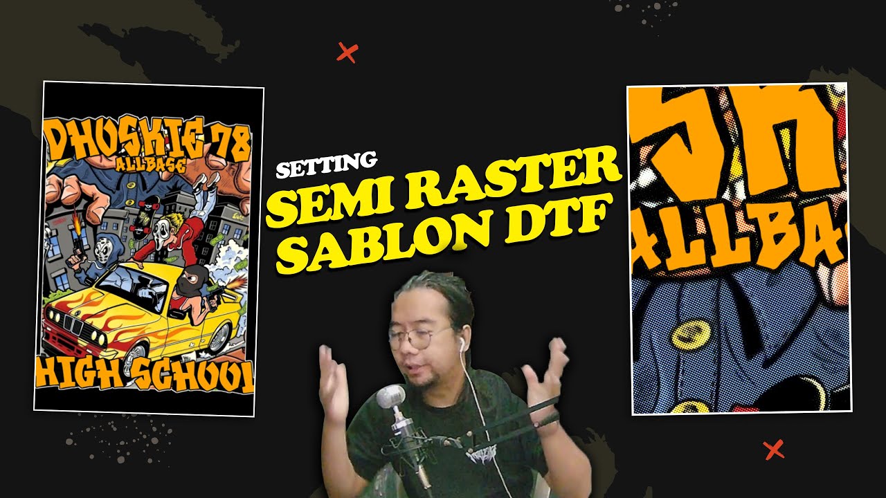 CARA SETTING SEMI RASTER SABLON DTF | RUMAH FROZTERZ SCREENPRINTING 