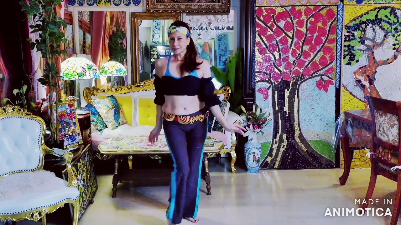 Belly Dancing Lessons and  fitness workout / Hor. Figure 8 / Hip Circle / Body Wave / Shimmy 