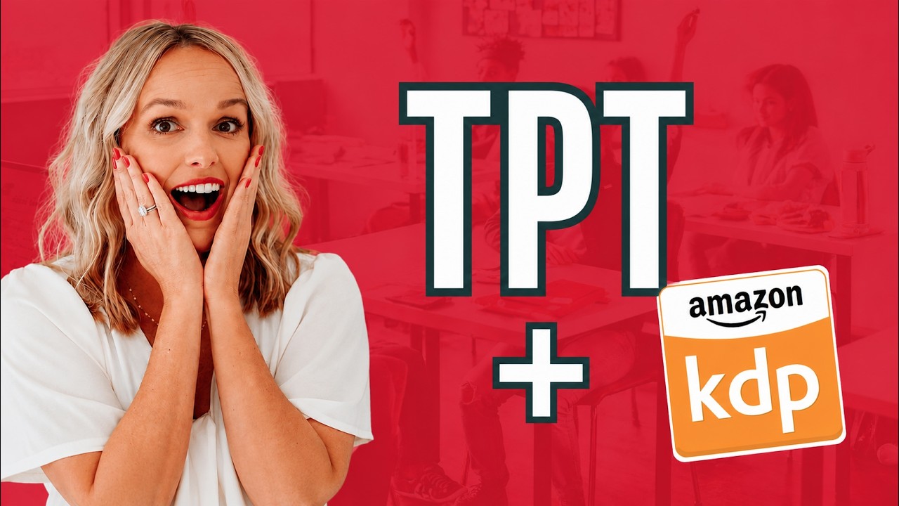 How to Make Passive Income with Amazon KDP as a TPT Seller - YouTube